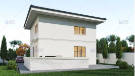 Proiect casa parter + etaj (130 mp) - Sorenta