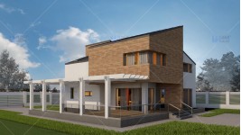 Proiect casa cu mansarda (159 mp) - Amelia