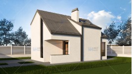 Constructie casa lemn parter + mansarda (100 mp) - Anais