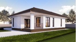Proiect casa parter (97 mp) - Ema