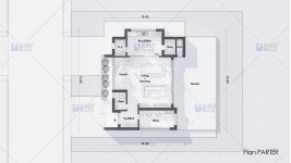Proiect casa parter + etaj (185mp) - Rivena
