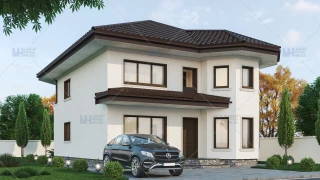 Proiect casa parter + etaj (200 mp) - Harmony Proiect casa parter + etaj (200 mp) - Harmony