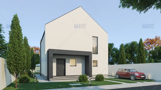 Proiect casa parter + etaj (120 mp) - Elania Proiect casa parter + etaj (120 mp) - Elania