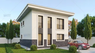 Proiect casa parter + etaj (119 mp) - Zaira Proiect casa parter + etaj (119 mp) - Zaira