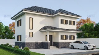 Proiect casa parter + etaj (120 mp) - Zenia Proiect casa parter + etaj (120 mp) - Zenia
