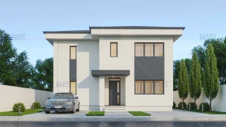 Proiect casa parter + etaj (200 mp) - Marvela Proiect casa parter + etaj (200 mp) - Marvela