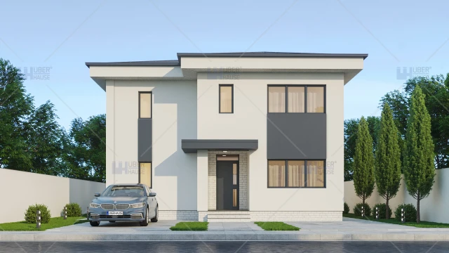 Proiect casa parter + etaj (200 mp) - Marvela Proiect casa parter + etaj (200 mp) - Marvela
