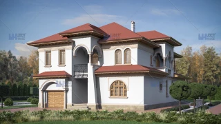 Proiect personalizat casa parter + etaj in stil neoromanesc - Brasov Proiect personalizat casa parter + etaj in stil neoromanesc - Brasov