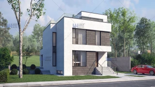 Proiect personalizat casa cu etaj si terase - Cisnadie Proiect personalizat casa cu etaj si terase - Cisnadie