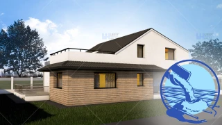 Constructie casa zidarie parter + mansarda (190 mp) - Dunia Constructie casa zidarie parter + mansarda (190 mp) - Dunia