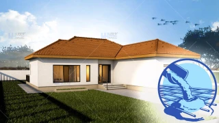 Constructie casa zidarie parter (98 mp) - Eva Constructie casa zidarie parter (98 mp) - Eva