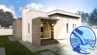 Constructie casa zidarie parter (88 mp) - Minimus Constructie casa zidarie parter (88 mp) - Minimus