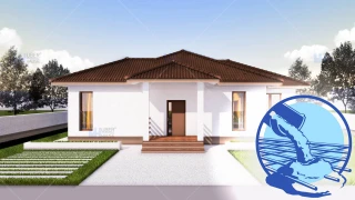 Constructie casa zidarie parter (112 mp) - Rovenna Constructie casa zidarie parter (112 mp) - Rovenna