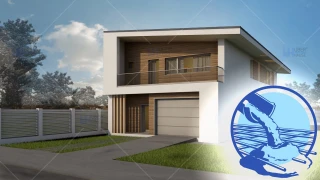 Constructie casa zidarie parter + mansarda (200 mp) - Selena Constructie casa zidarie parter + mansarda (200 mp) - Selena