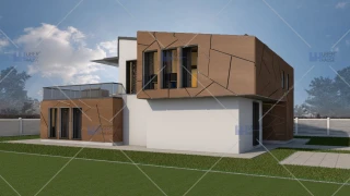 Proiect casa cu mansarda (176 mp) - Deezen Proiect casa cu mansarda (176 mp) - Deezen