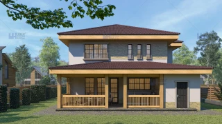 Proiect casa cu etaj (215 mp) - Kaida Proiect casa cu etaj (215 mp) - Kaida