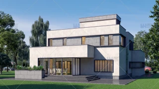 Proiect casa subsol + parter + 2 etaje (280mp) - Galia Proiect casa subsol + parter + 2 etaje (280mp) - Galia