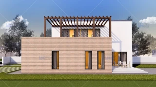 Proiect casa parter + etaj (185 mp) - Arya Proiect casa parter + etaj (185 mp) - Arya