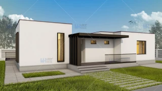 Proiect casa parter (102 mp) - Campina Proiect casa parter (102 mp) - Campina