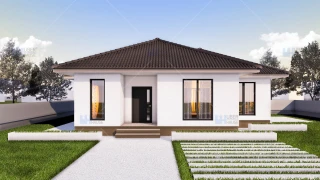 Proiect casa parter (97 mp) - Ema Proiect casa parter (97 mp) - Ema