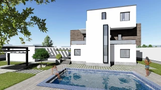 Proiect casa parter + 2 etaje (272 mp) - Corona Proiect casa parter + 2 etaje (272 mp) - Corona