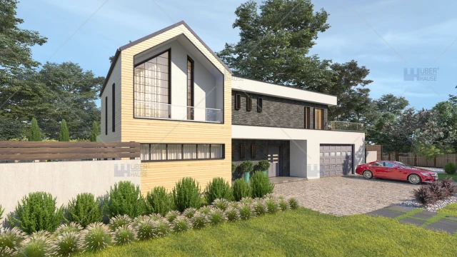Proiect casa cu crama - garaj - terase mari - subsol - curte interioara - personalizat Proiect casa cu crama - garaj - terase mari - subsol - curte interioara - personalizat