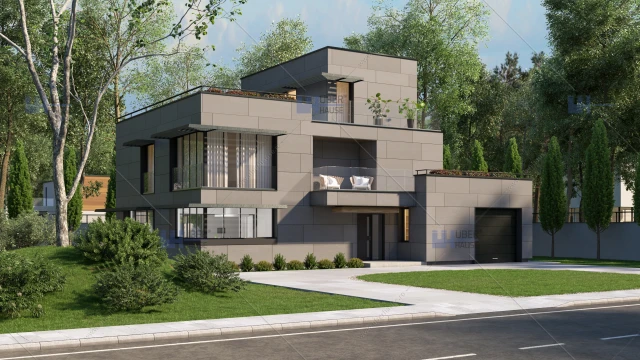 Proiect casa cu etaj si garaj Ploiesti - personalizat Proiect casa cu etaj si garaj Ploiesti - personalizat